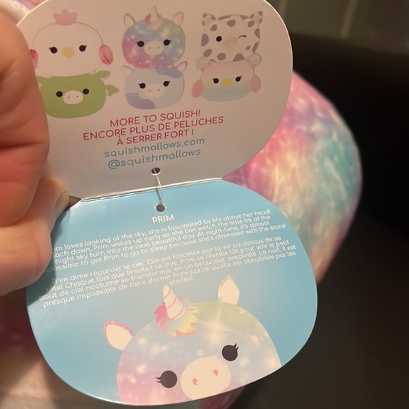 NWT Squishmallows Prism Unicorn Stackable 12” - Picture 3 of 5